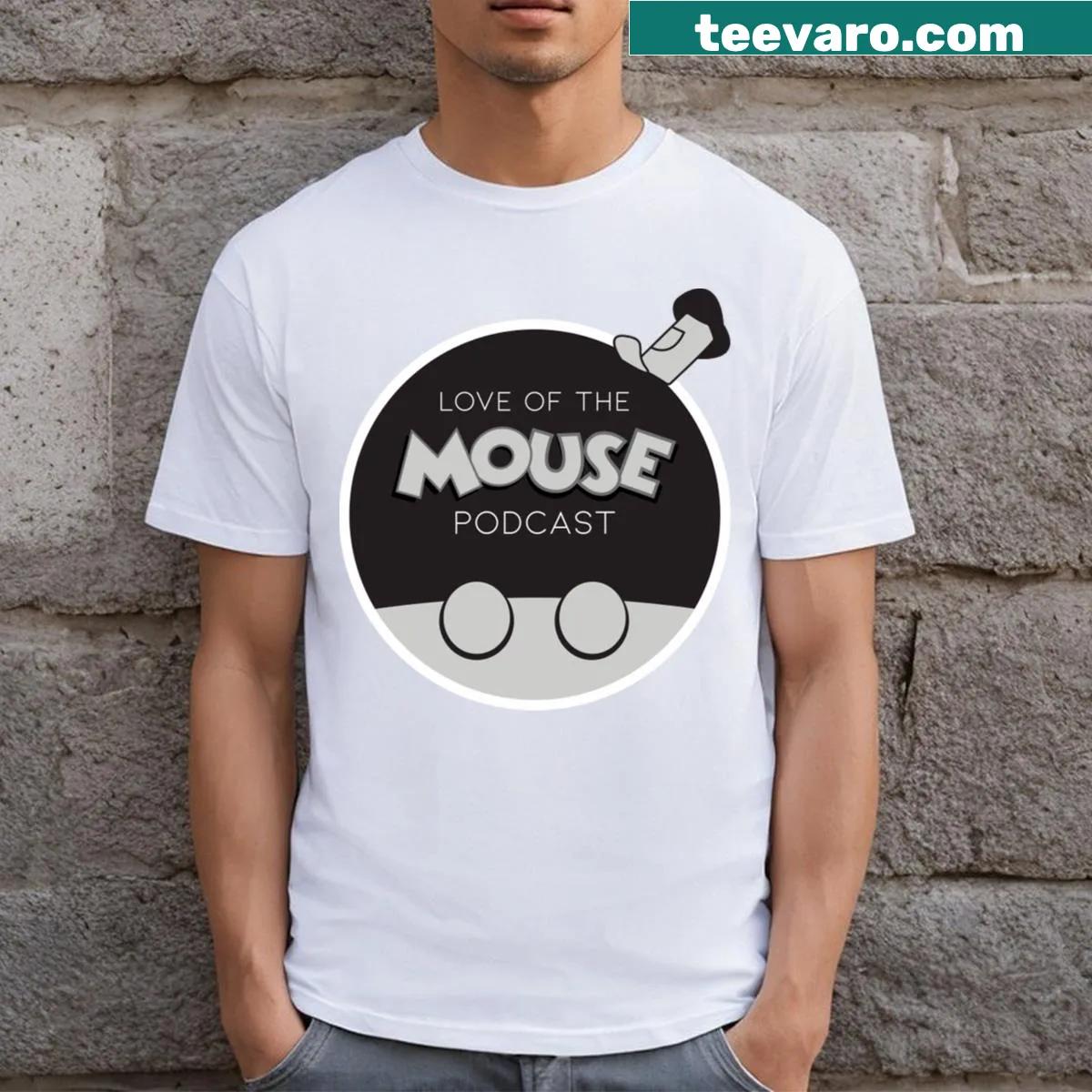 Cartoon-themed shirt featuring Steamboat Willie design for animation fans. — on a men's t-shirt