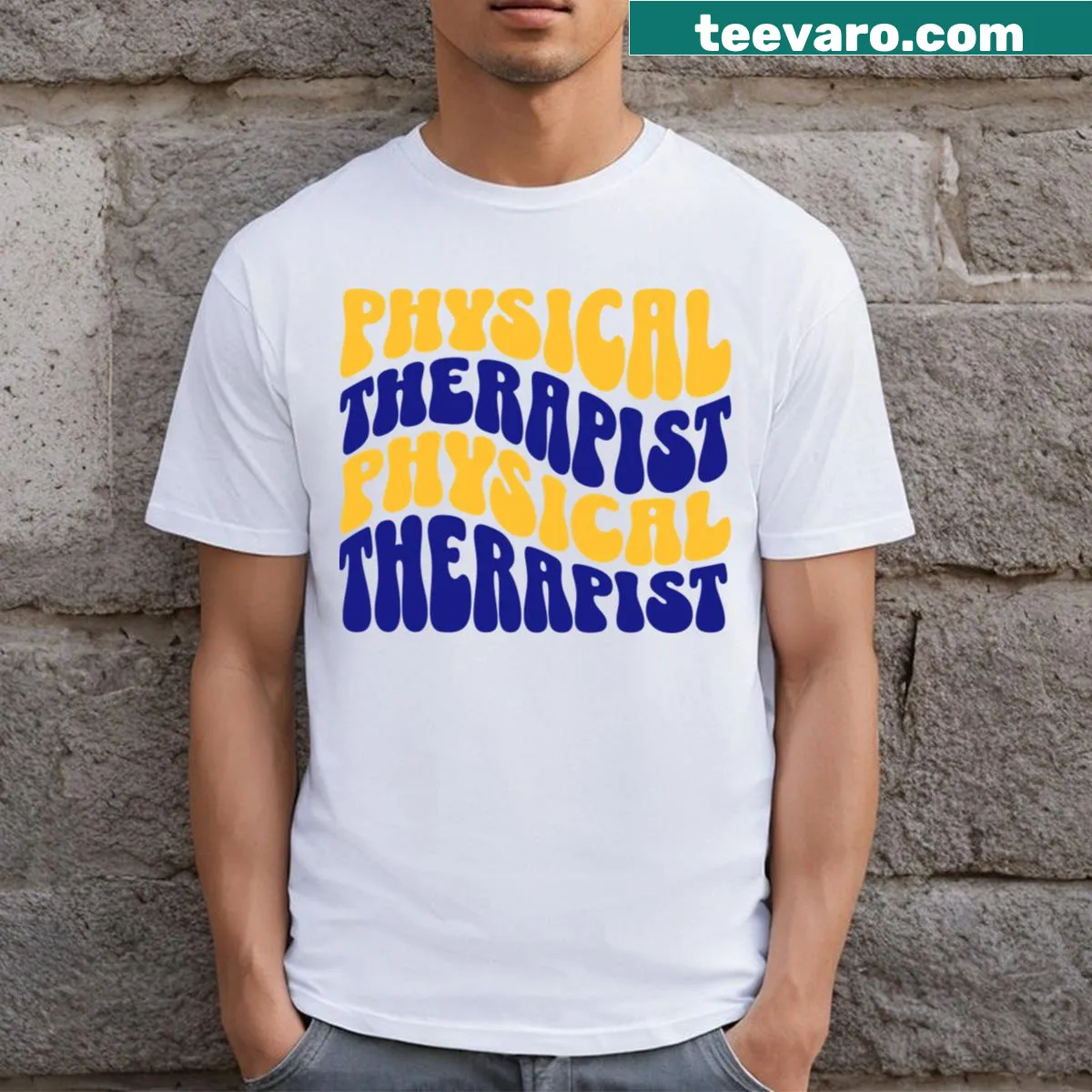 Professional Physical Therapist T-shirt — on a men's t-shirt