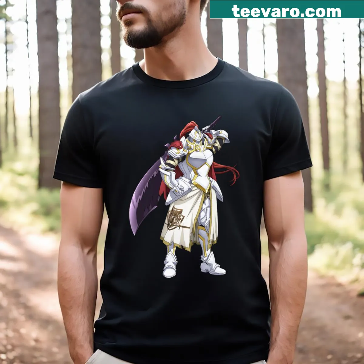 T-shirt featuring Rei Saiga from Shangri La Frontier — on a men's t-shirt
