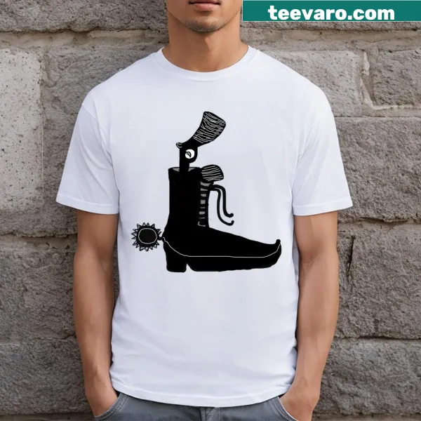 T-shirt featuring intricate Western patterns