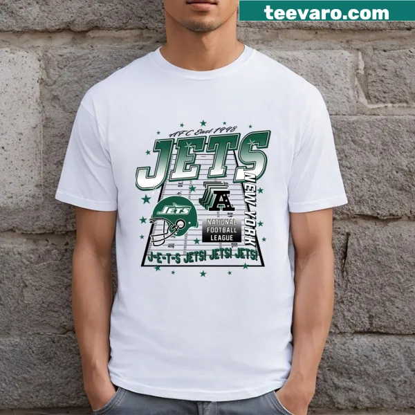Bold graphic reading 'Go Jets!' for sports fans