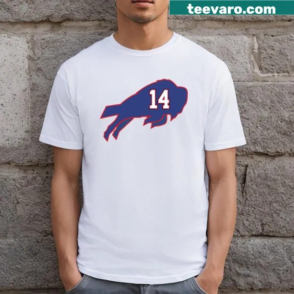 Humorous t-shirt featuring 'Stefon Freaking Diggs' text design