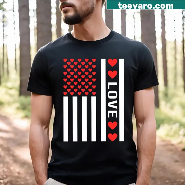 Valentine Love t-shirt featuring the word Love in a charming font