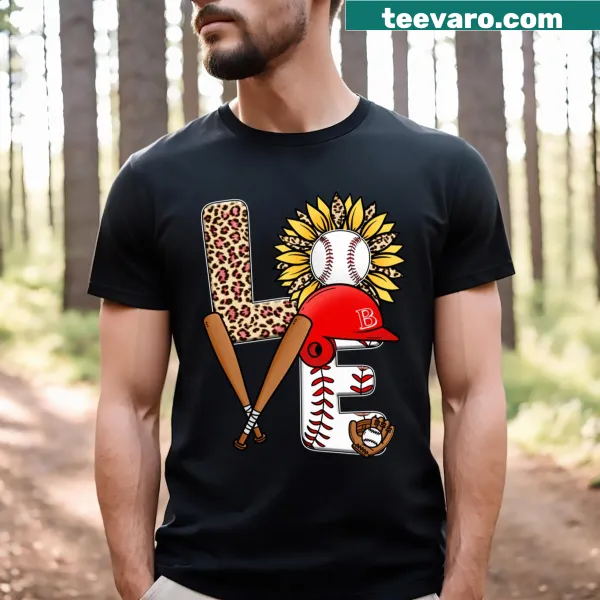 Valentine-themed T-shirt stating 'Baseball Is My Valentine'