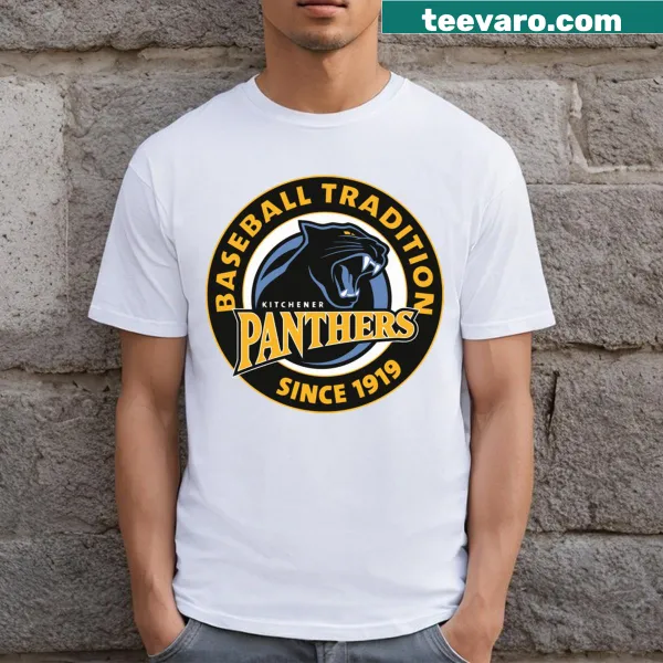 Kitchener Panthers t-shirt with a bold team logo