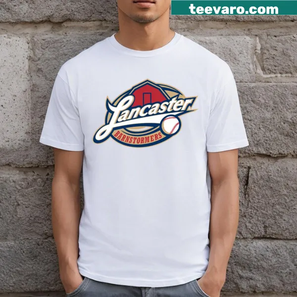 Lancaster Barnstormers baseball logo t-shirt