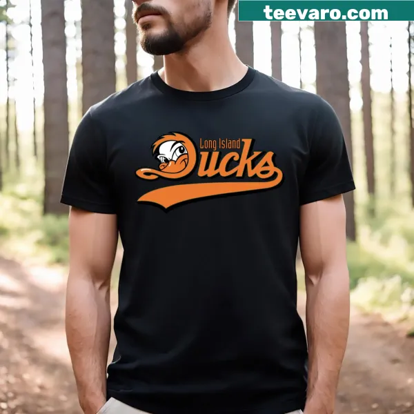 T-shirt featuring Long Island Ducks logo