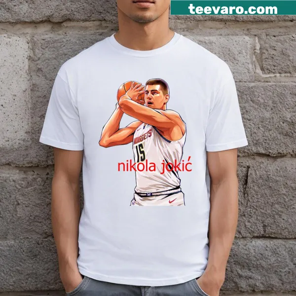 Artistic tribute t-shirt for Nikola Jokic