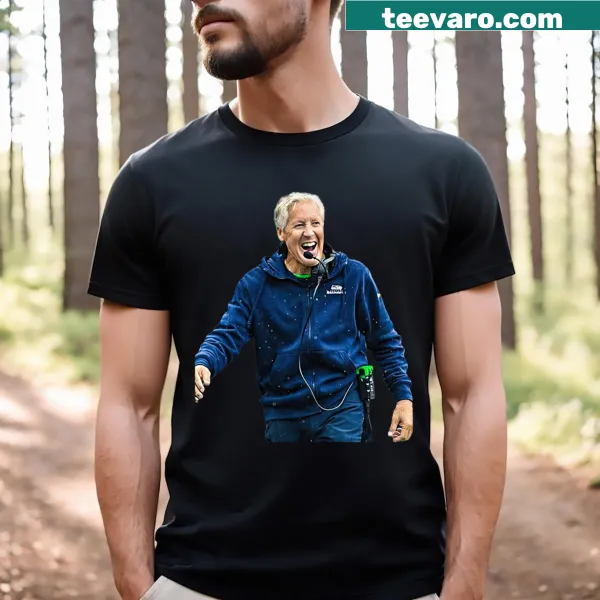 T-shirt honoring Pete Carroll's legacy with the Seattle Seahawks