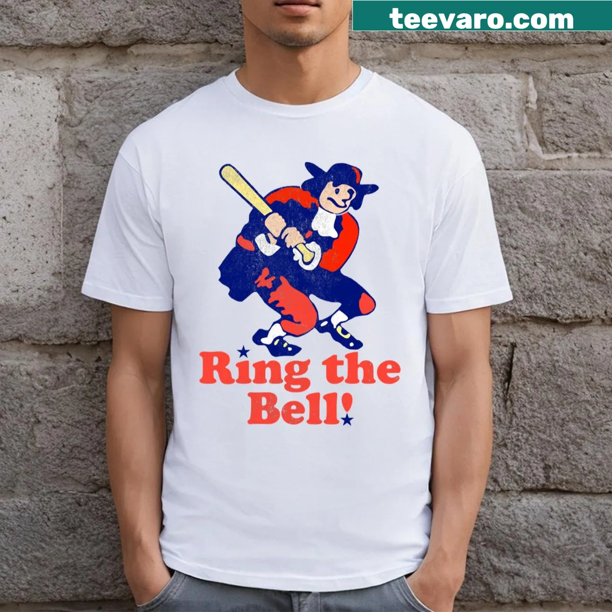 T-shirt celebrating Phillies victory with bold text. — on a men's t-shirt