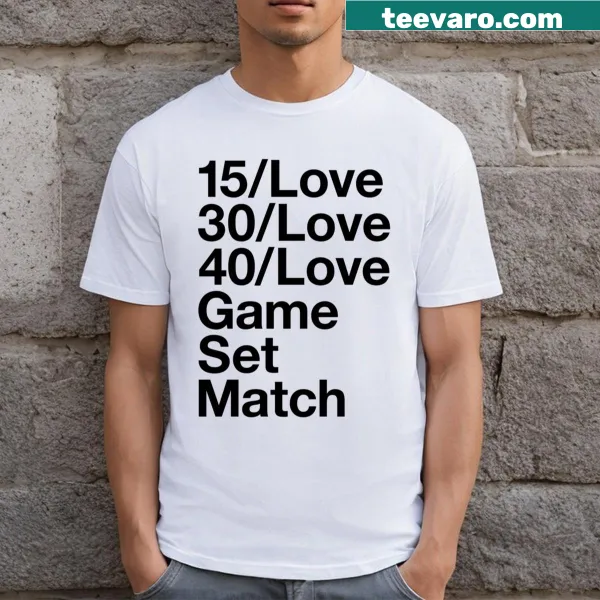 Graphic T-shirt celebrating tennis achievements
