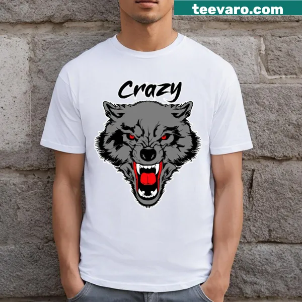 Cartoon-style design of a playful fox on a t-shirt