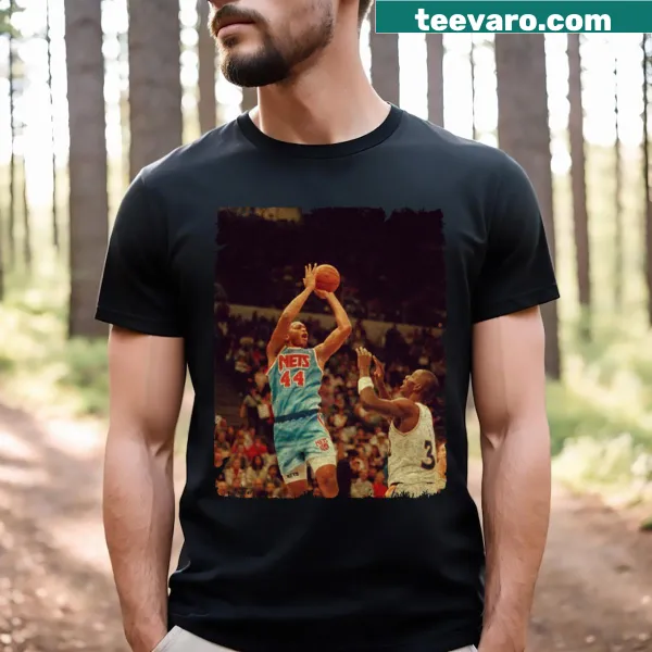 Retro Derrick Coleman t-shirt featuring lefty stroke graphic