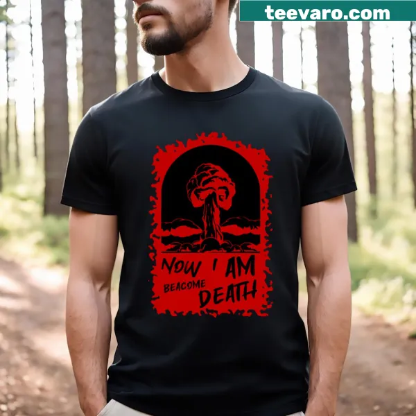 Philosophical quote design 'Now I Am Become Death'