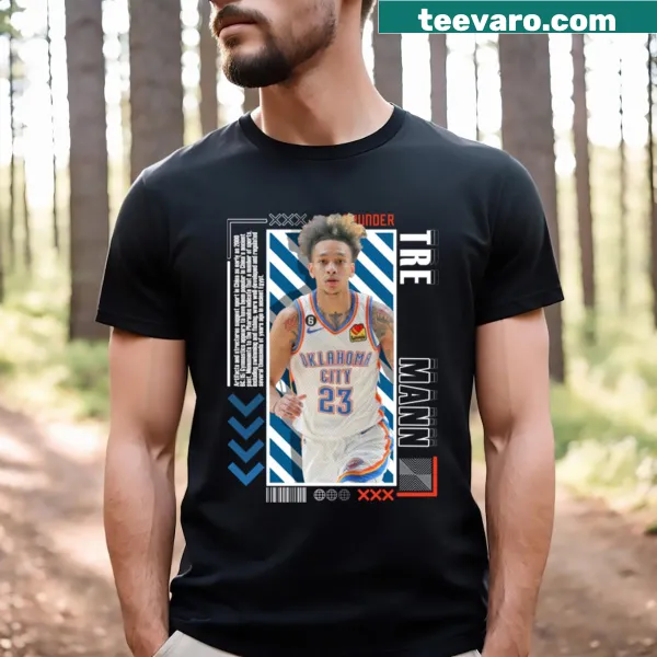 Tre Mann graphic shirt for sports fans