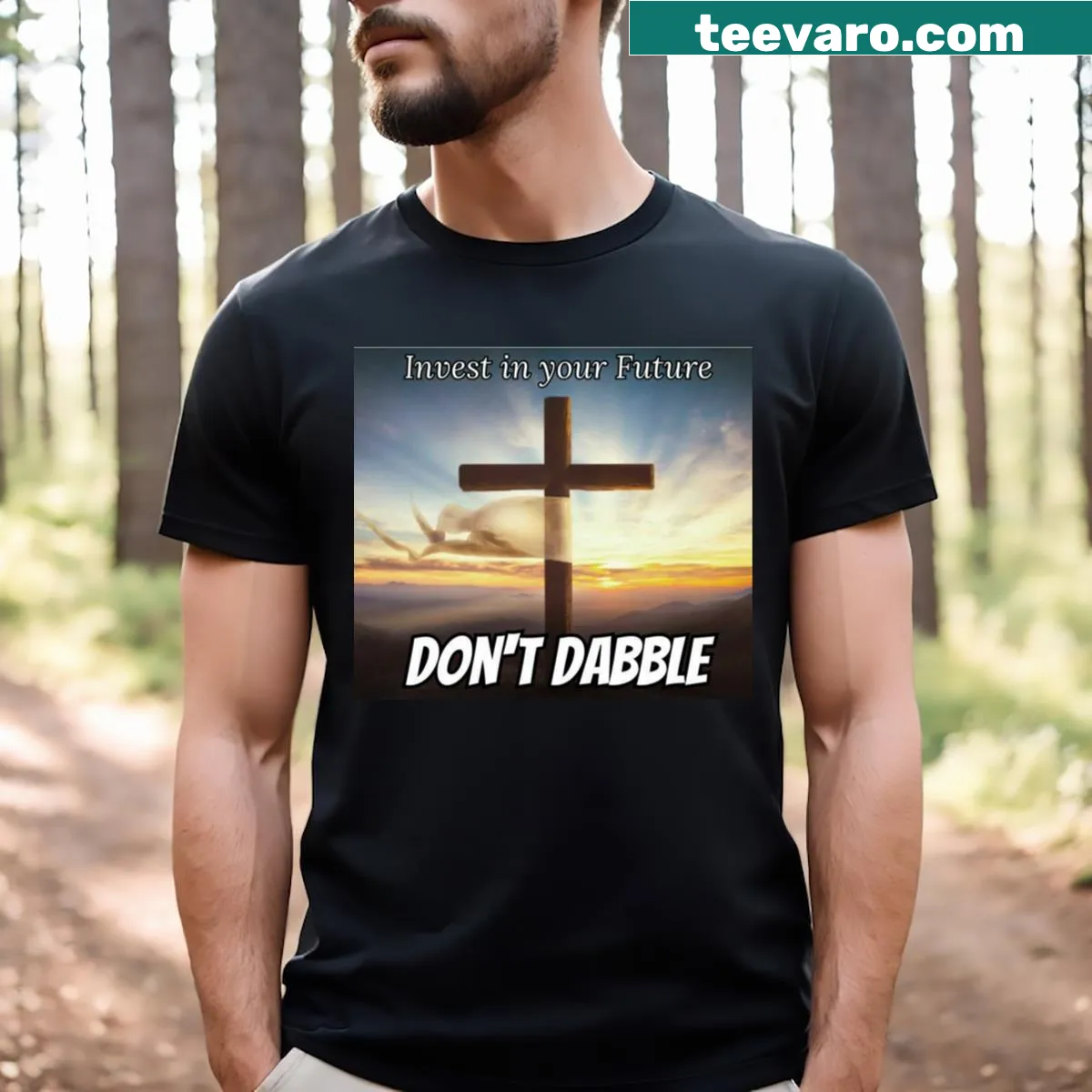Motivational Your Future Is Too Important phrase on a casual T-shirt — on a men's t-shirt