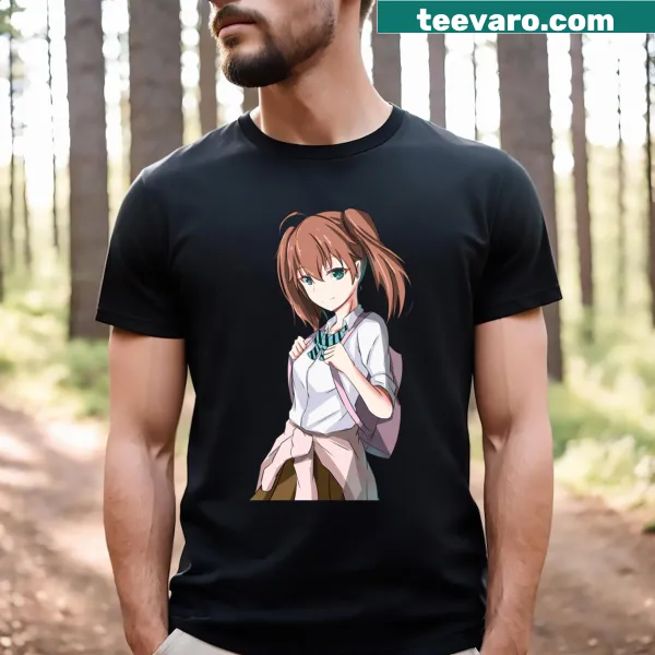 Darling In The Franxx themed T-shirt with series elements