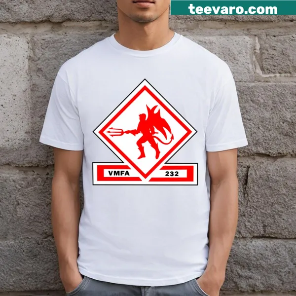 T-shirt displaying 'Marine Fighter Attack Squadron 232' in bold text