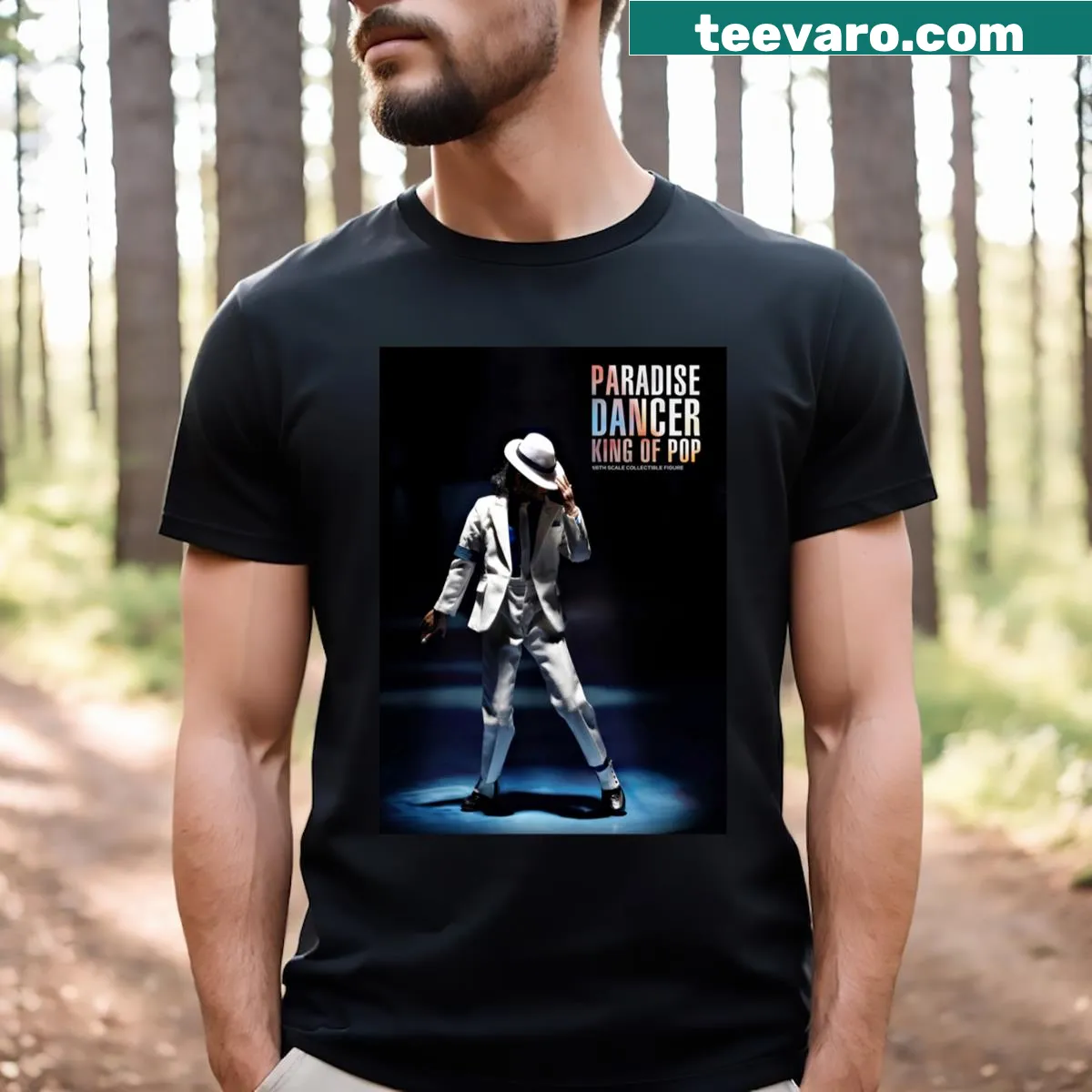 Graphic celebrating music and dance with bold designs — on a men's t-shirt