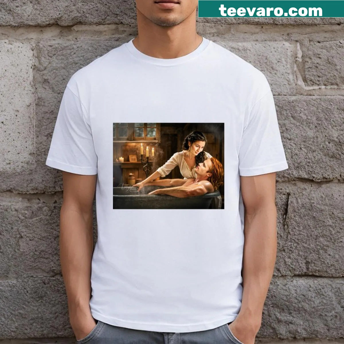 Inspirational t-shirt with the text 'The Whisper Of The Future' — on a men's t-shirt