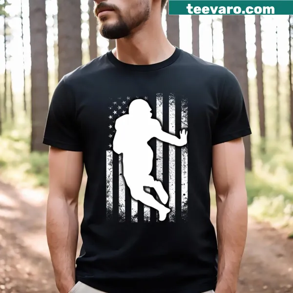 American Football T-shirt with bold football graphic