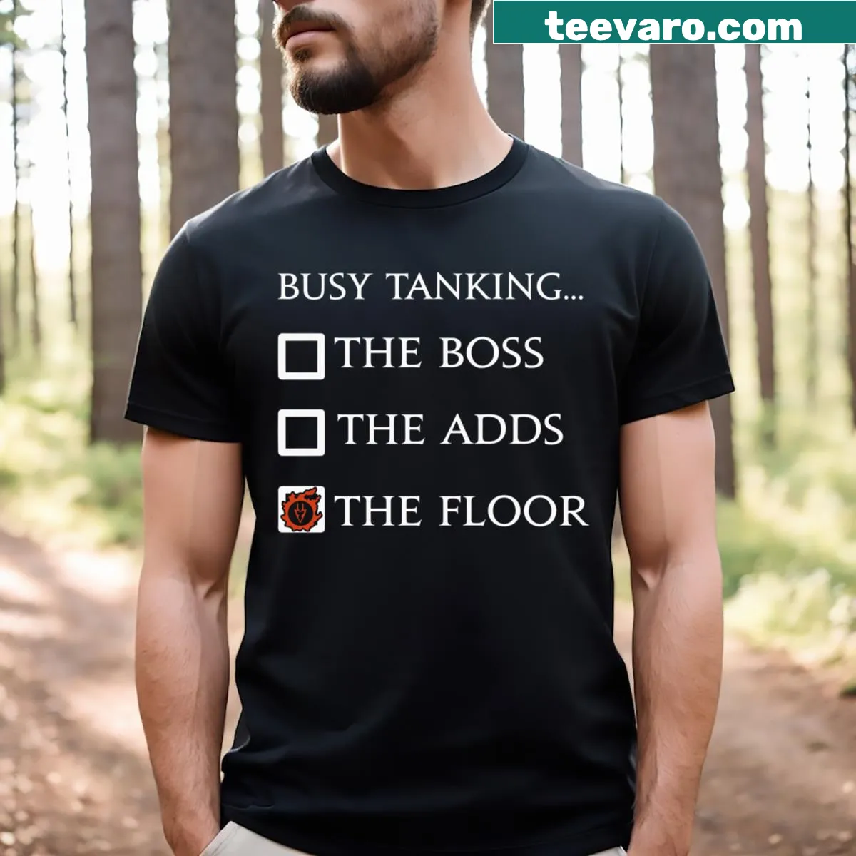 Merry Christmas Dog Lovers T-shirt with festive phrases — on a men's t-shirt