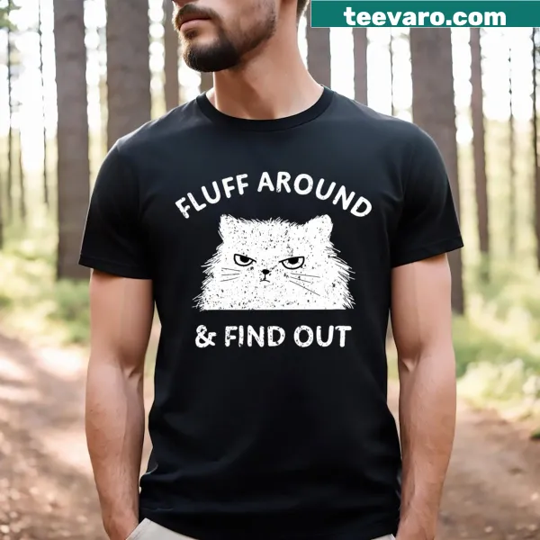 Sarcastic quote t-shirt for cat lovers with vintage typography