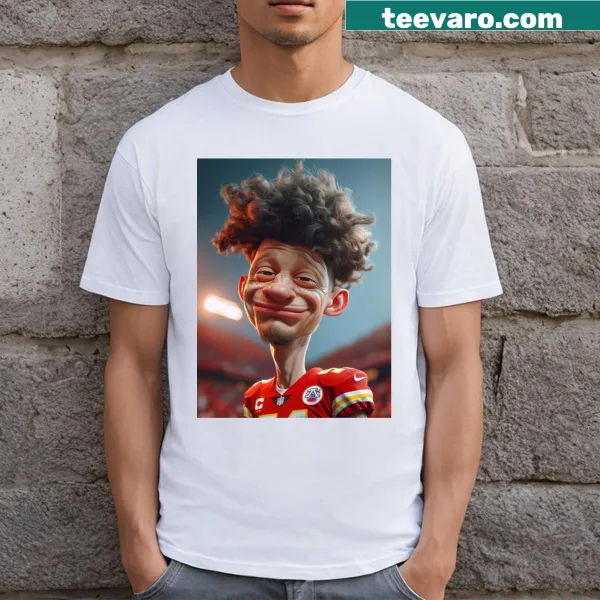 Patrick Mahomes T-shirt featuring a bold graphic