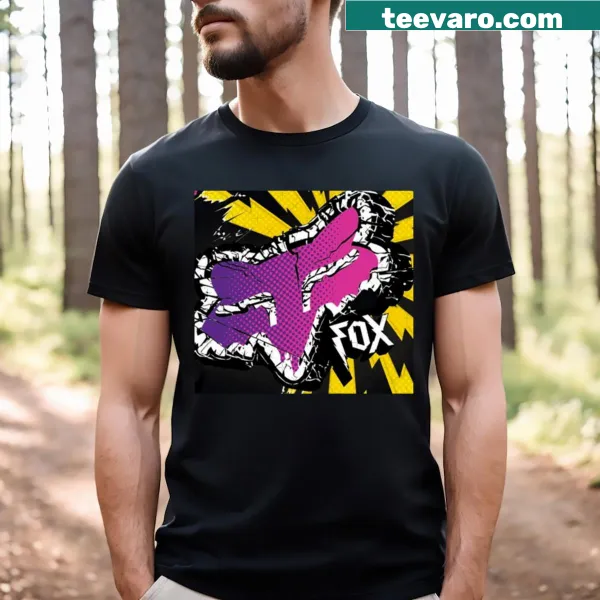 Retro comic racing merch t-shirt with playful typography