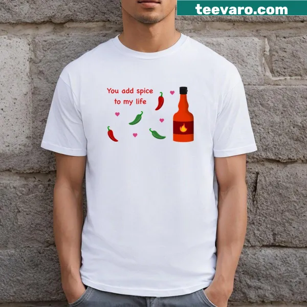 Funny Valentine's Day pun t-shirt with spice theme