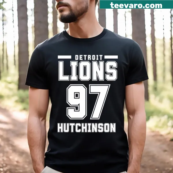 Vintage distressed T-shirt featuring the number 97 for Hutchinson