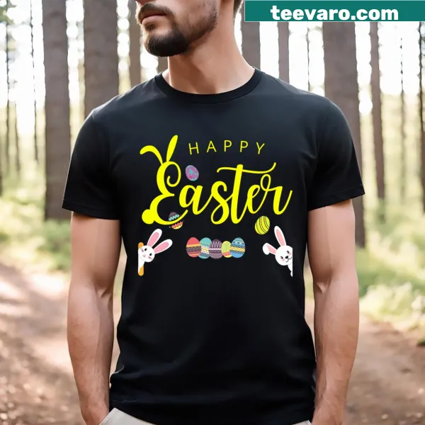 T-shirt featuring a cheerful chick design for Easter celebrations.