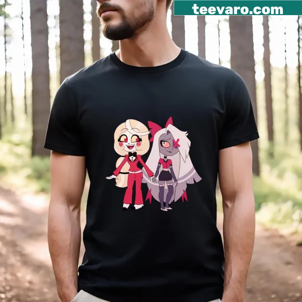 Captivating illustration Hazbin Hotel Charlie And Vaggie shirt