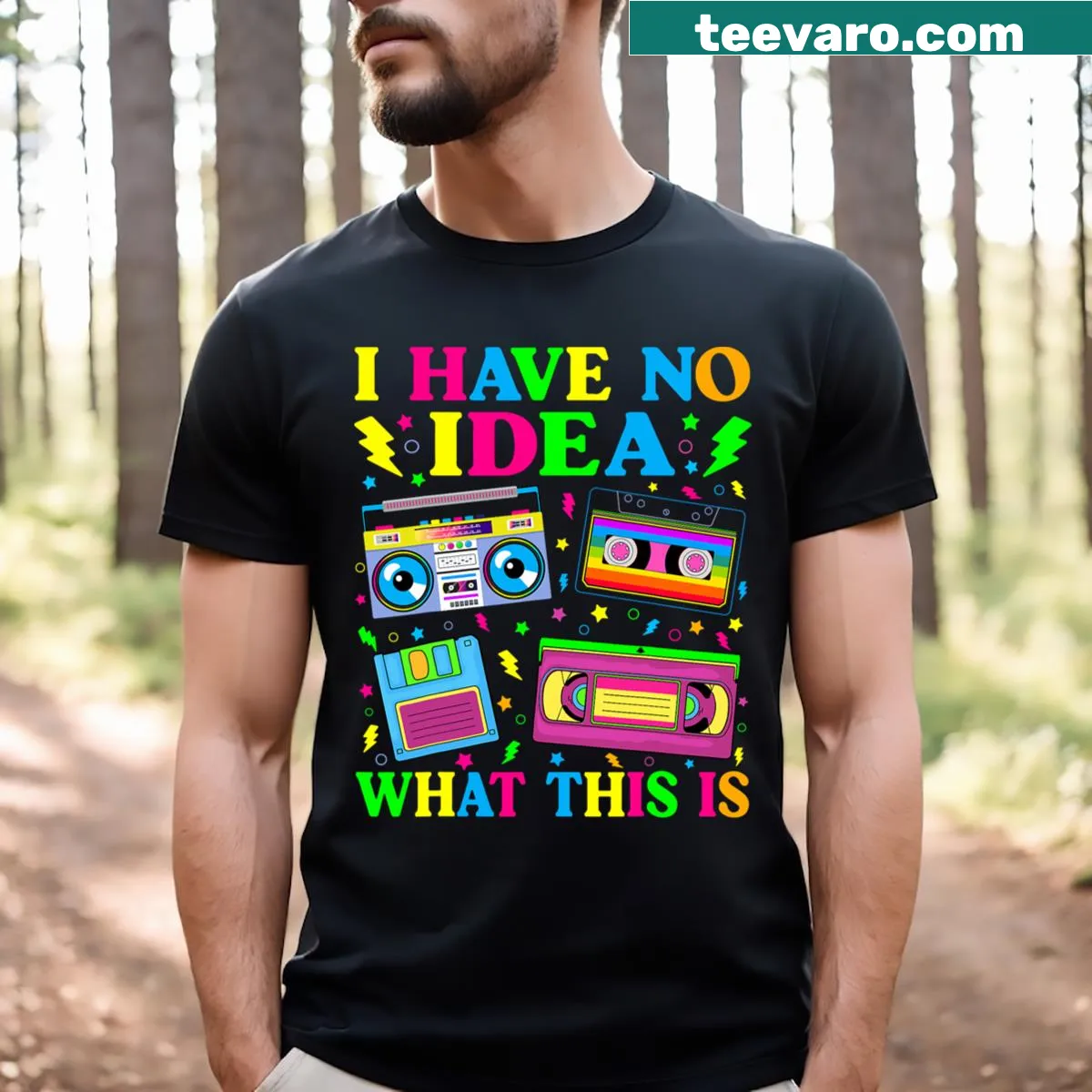T-shirt featuring the phrase 'I Identify As Ramen Noodles' in kawaii style — on a men's t-shirt