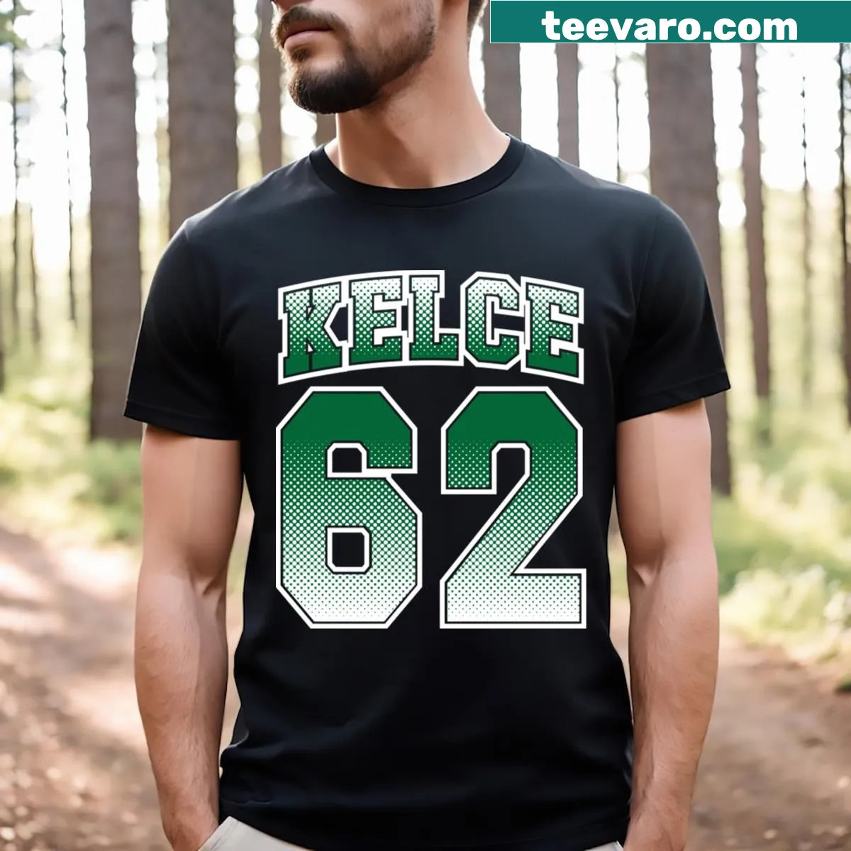Jason Kelce Philadelphia tribute t-shirt — on a men's t-shirt