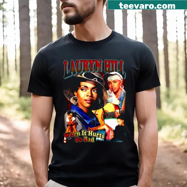 Vintage-style Lauryn Hill and The Fugees T-shirt.