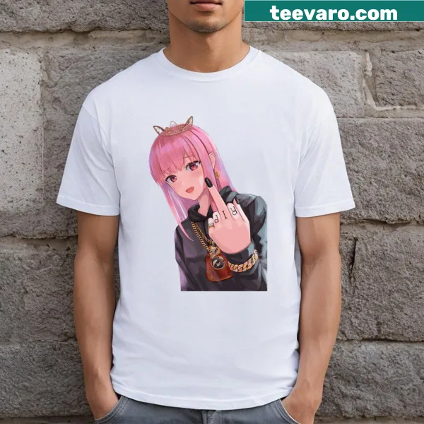 Mori Calliope Hololive T-shirt featuring whimsical graphics inspired by the character.