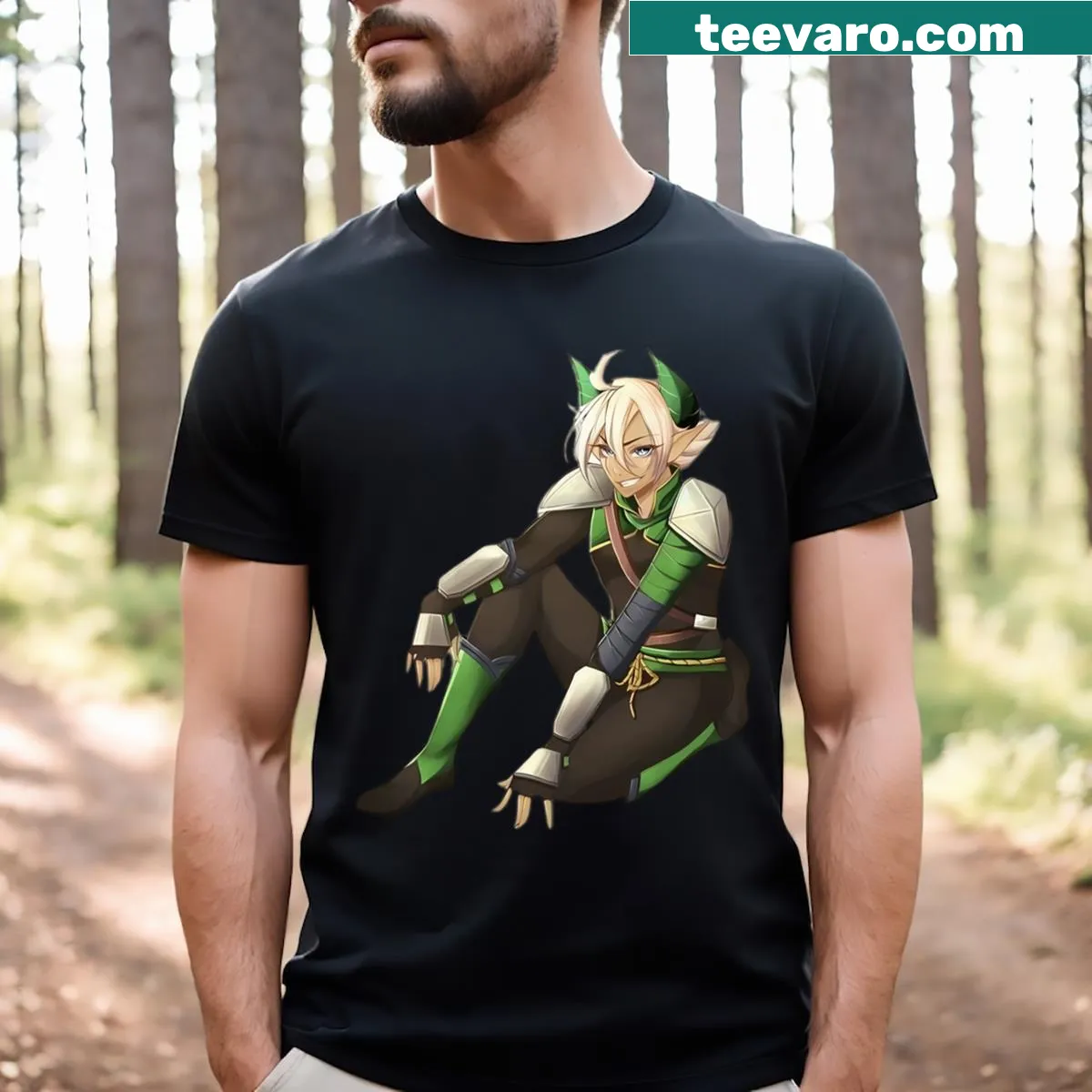 Essential t-shirt featuring the phrase My Inner Demons — on a men's t-shirt