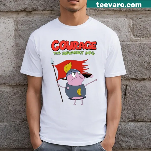 Inspirational t-shirt with the phrase 'All You Need Is Courage'