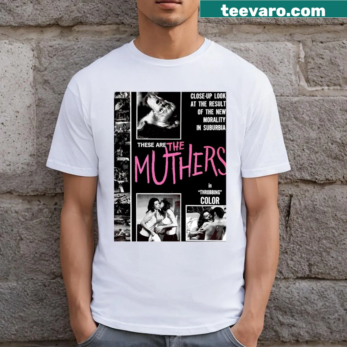 Funny T-shirt with the phrase 'Best Movie' for film lovers. — on a men's t-shirt