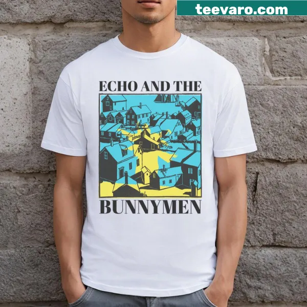 Vintage-style Echo and the Bunnymen t-shirt for music lovers