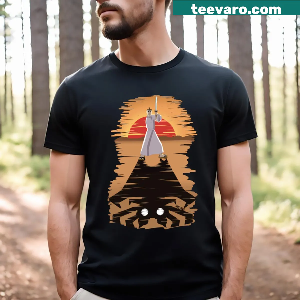Inspirational 'Dawn Of A New Day' typography T-shirt — on a men's t-shirt