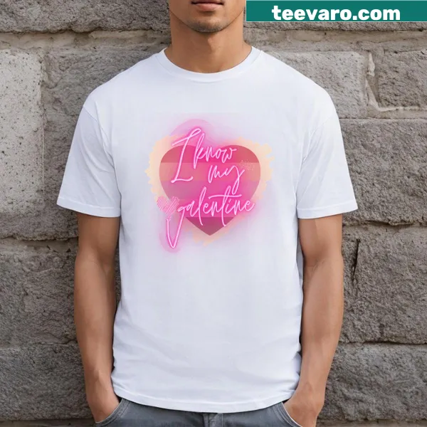 Funny valentine day t-shirt with humorous text