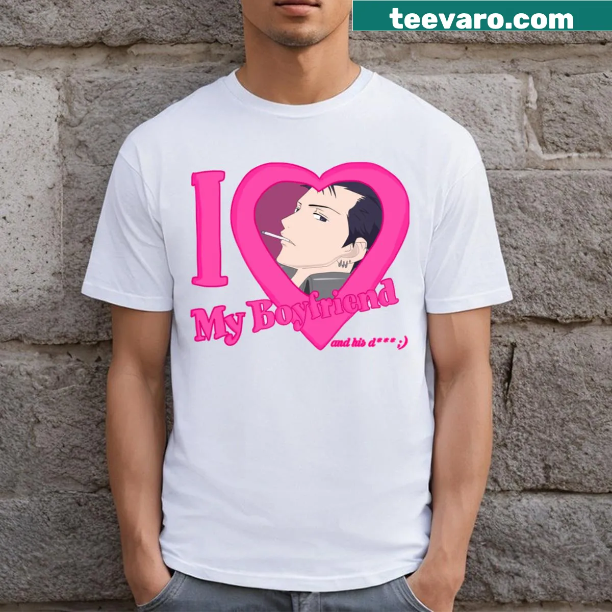 Illustration of Ren on a sentimental T-shirt — on a men's t-shirt