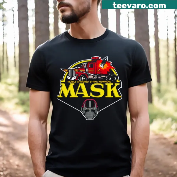 Retro T-shirt featuring Mobile Armored Strike Kommand design.