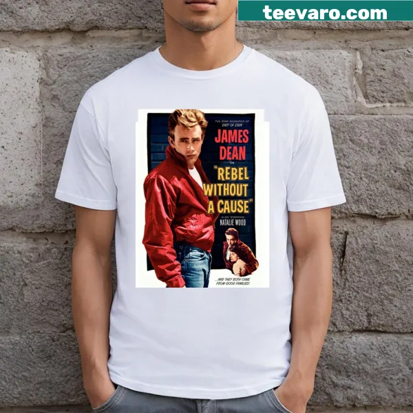 Bold rebel text design on a casual T-shirt for men