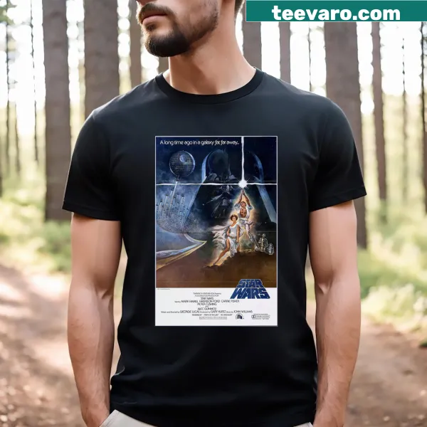 Bold typography T-shirt inspired by classic movie posters