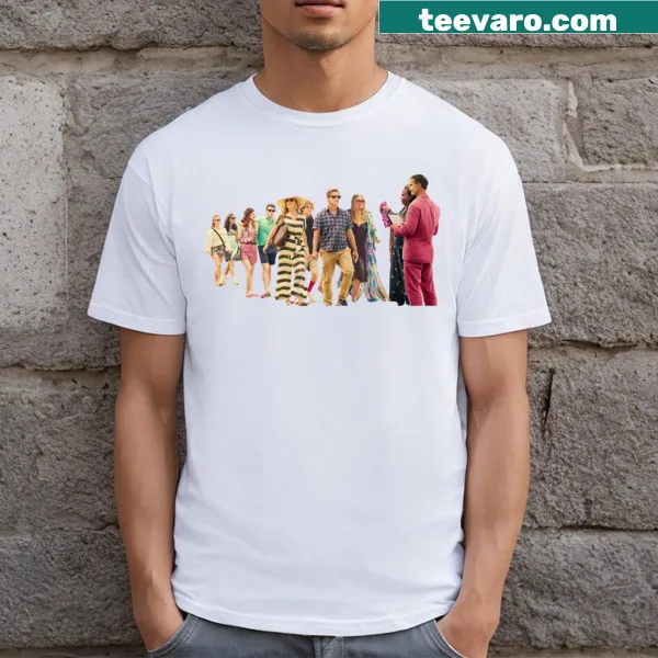 Typography-based T-shirt inspired by The White Lotus series