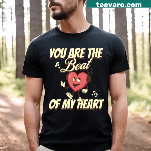 Heartfelt Valentine's Day quotes printed on a t-shirt