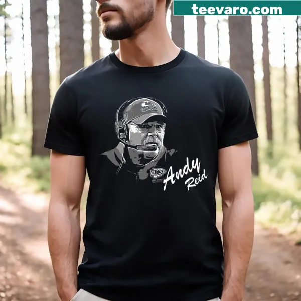 Vintage art design featuring Andy Reid.
